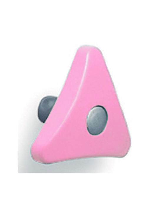 Poliplast Kids Knob Furniture made of Plastic Pink 202-5V06VTS1RO 005V 1pcs