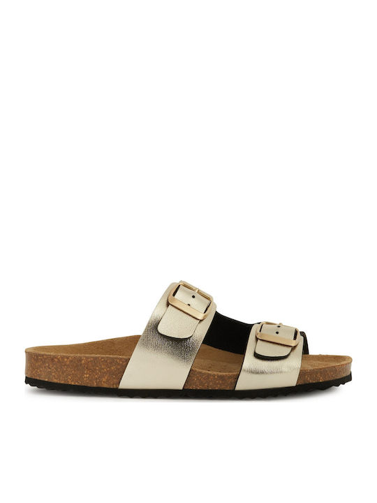 Geox D Brionia Σανδάλια Χρυσά