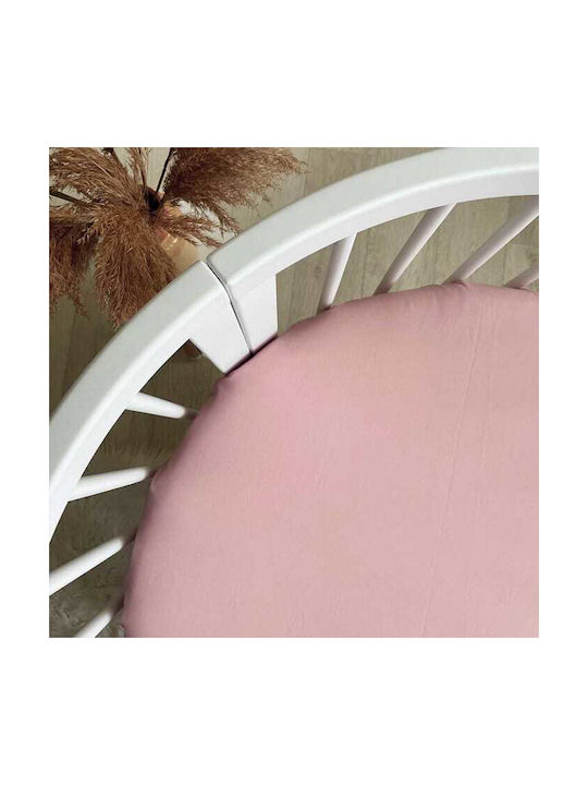 IngVart Baby Sheet Cradle Cotton Pink 72x72cm