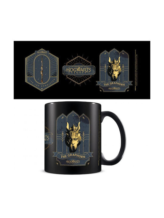 Harry Potter Hogwarts Κούπα Κεραμική Μαύρη