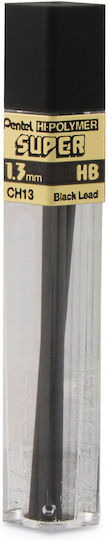 Pentel Μύτες Μολυβιού Πάχους 1.3mm Τύπου HB