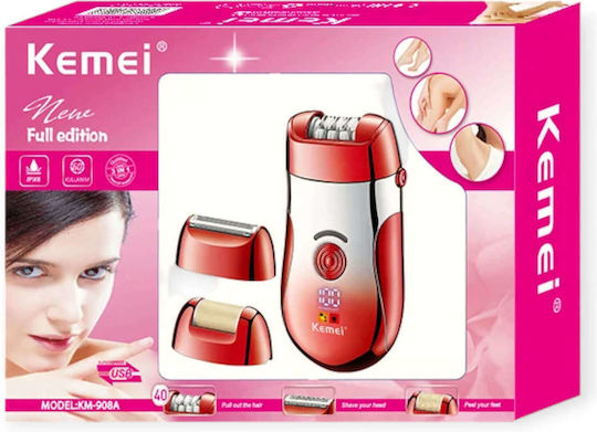 Kemei Αποτριχωτική Μηχανή Epilator KM-908A