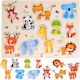 Wooden Kids Puzzle Pegged 10pcs Jokomisiada