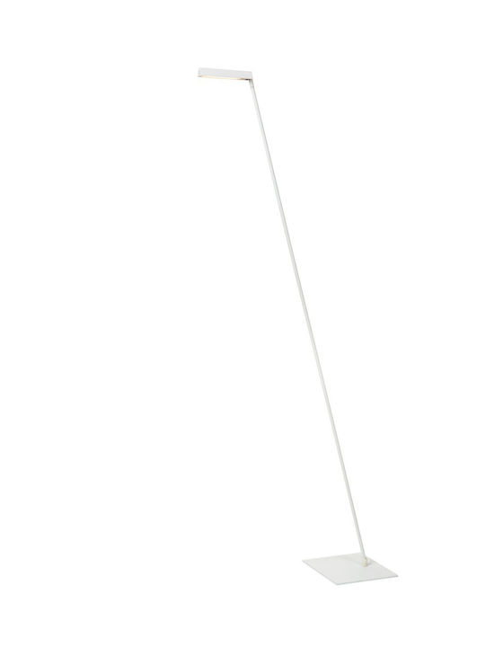 Lucide Lightning LED Φωτιστικό Δαπέδου με Θερμό Λευκό Φως σε Λευκό Χρώμα