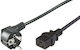 Microconnect Schuko - IEC C19 Cablu 1.8m Negru (PE0771902)