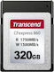 Transcend CFexpress 320GB Клас 10 1750MB/s
