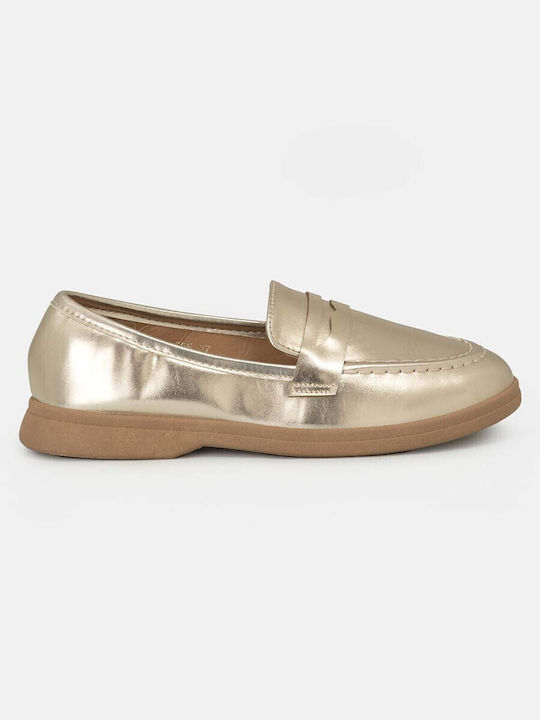 Дамски Loafers в Златист Цвят