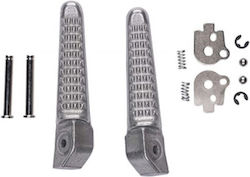 MTX Foot Peg Μοτοσυκλέτας in Silver Color 55612100