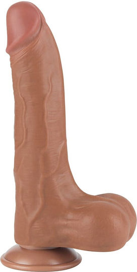 Dildo Sliding Skin 8.5 Brown (έως 18 Δόσεις)