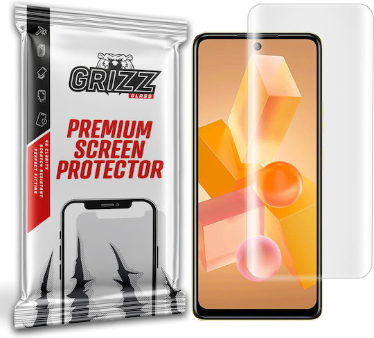 GrizzGlass Стъклен Протектор за Камера Черен за (Infinix Hot 40)