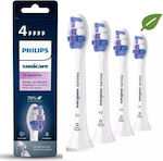 Philips Capete de schimb pentru Periuța de dinți electrică HX6054/10 4buc