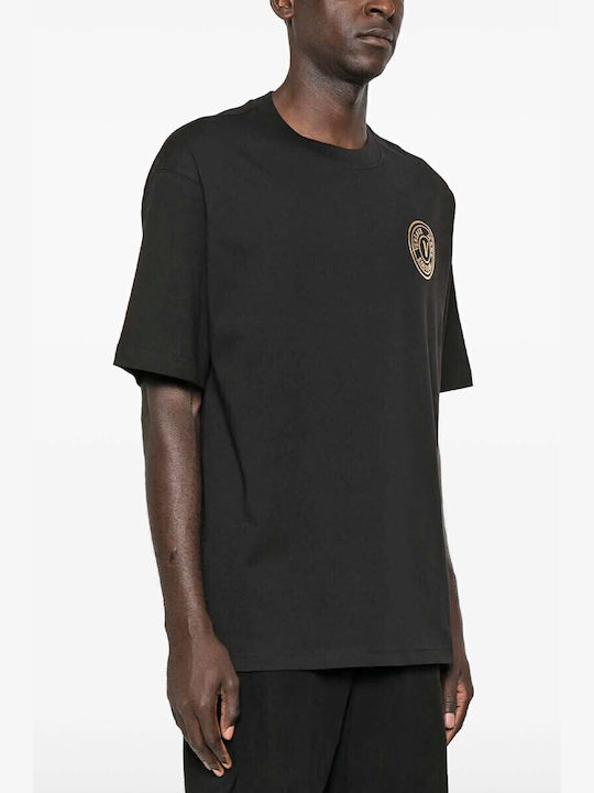Versace Vembl T-shirt Black/gold 76GAHT03CJ00T-g89