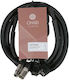 Onsei Cable XLR male - XLR female Μαύρο 3m (ON-PA3030)