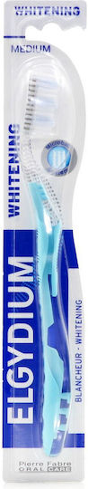 Elgydium Whitening Medium (1pc) - Medium Toothbrush For Whiter Teeth