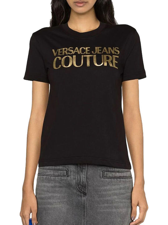 Versace Damen T-Shirt Schwarz