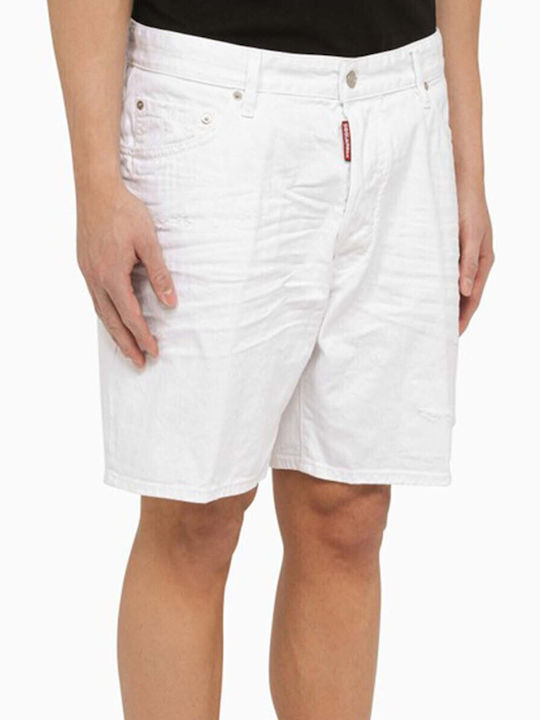 Dsquared2 Ανδρική Βερμούδα White