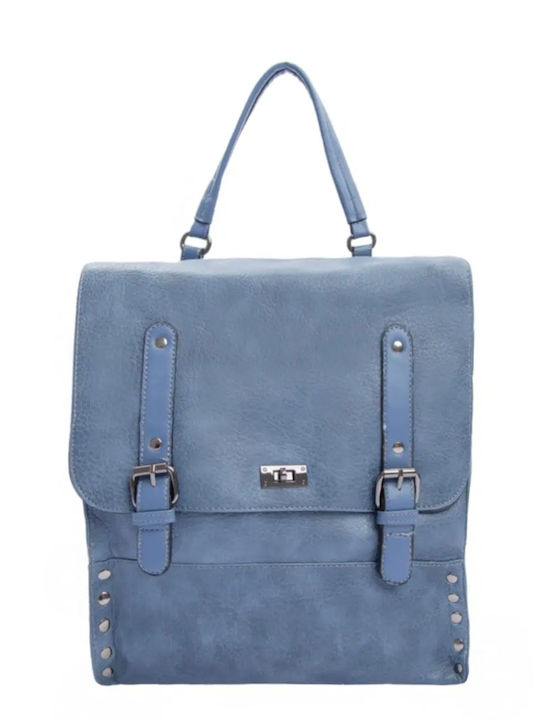 Kalliope Damen Tasche Rucksack Blau