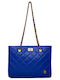 Kalliope Damen Tasche Schulter Blau