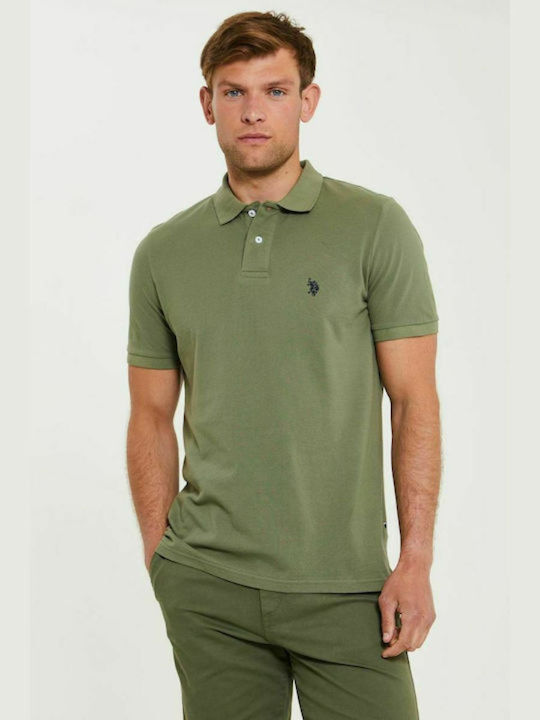 U.S. Polo Assn. Men's Short Sleeve Blouse Polo Sage