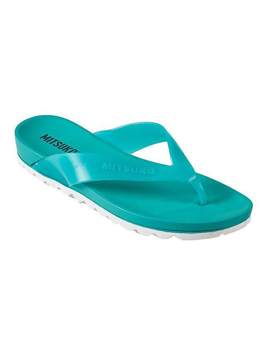 Mitsuko Women's Flip Flops Green