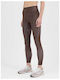 Women's Long Yoga Legging High Waisted Brown