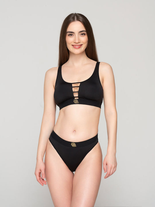 Luna Damen Slip Schwarz