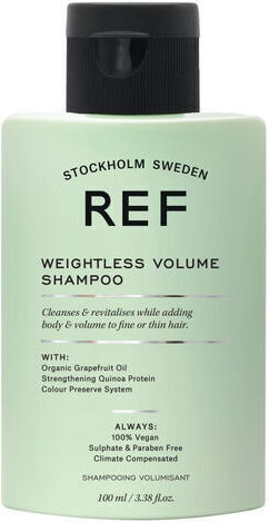 REF Weightless Shampoos for All Hair Types 100ml