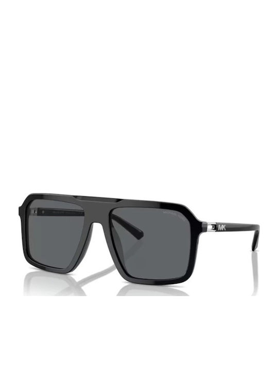 Michael Kors Murren Γυαλιά Ηλίου Μαύρα με Κοκκάλινο Σκελετό Michael Kors Murren Γυαλιά Ηλίου Μαύρα με Κοκκάλινο Σκελετό