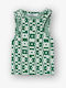 Kids Sleeveless Green  Top
