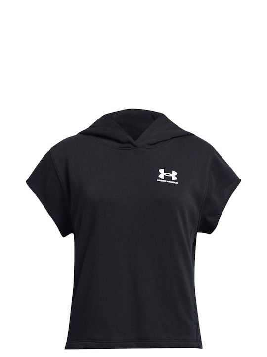 Under Armour Kinderhemd Kurzarm Schwarz