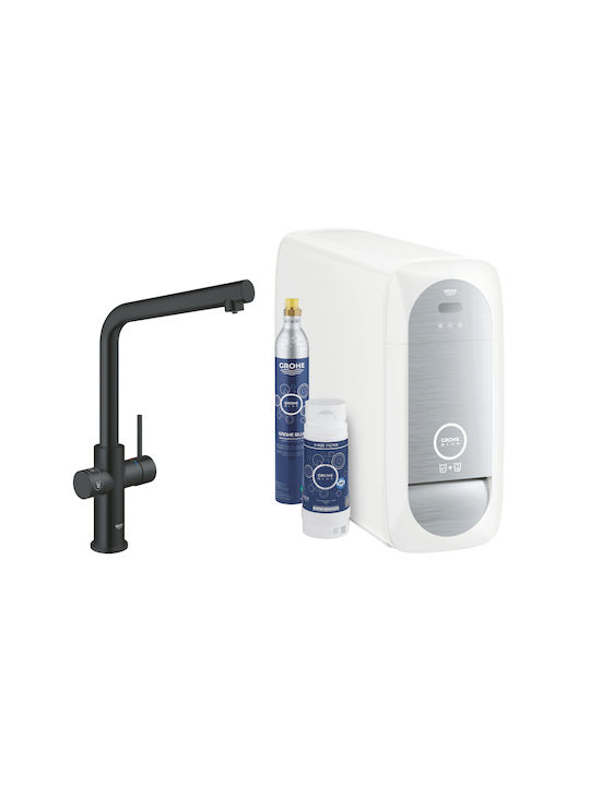 Grohe Küchenarmatur Zähler Silber