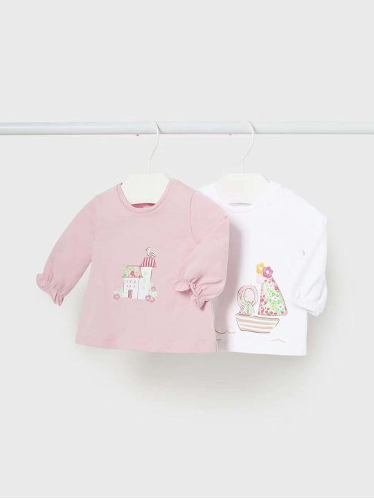 Mayoral Set of Kids Blouses Pink