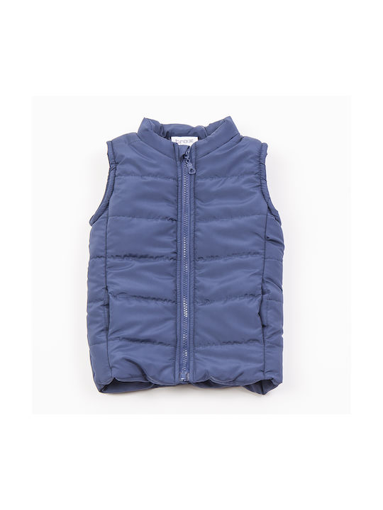 Trax Kinderjacke Ärmellos mit Futter Blau