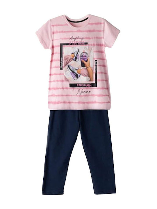 Evita Kinder-Set mit Leggings Sommer 2Stück Pin...