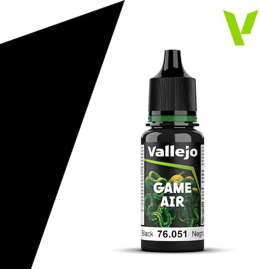Acrylicos Vallejo Game Air Боя за Моделизъм Черно 18мл
