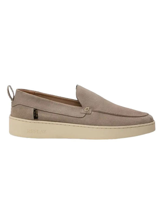 Replay Herren Mokassins in Beige Farbe