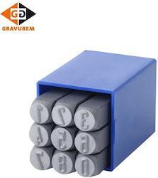 Gravurem 01008000 Ръчни Инструменти За Букви Punch