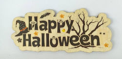 Buntes dekoratives Halloween-Element aus Holz #5 12cm, mit Sockel