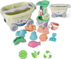 Woopie Beach Toy Set Green 13pcs