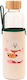 Line Friends Kinderflasche Glas mit Schraubverschluss Auslaufsicher Beige 500ml