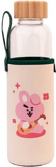 Line Friends Детска Стъклена Бежова Детска Пагуня 500 мл