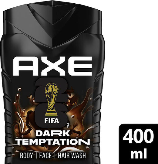 Axe Dark Temptation Total Relax Αφρόλουτρο σε Gel για Άνδρες με AHA & Άρωμα Βανίλια 400ml
