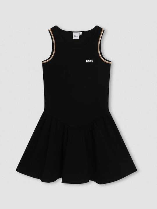 Hugo Boss Mädchen Kleid Schwarz