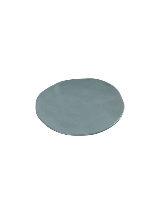 Estia Teller Untiefe Keramik Blau mit Durchmesser 22cm