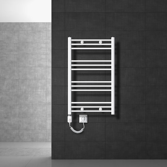 LuxeBath Electric Towel Rail 300W 80x60cm White