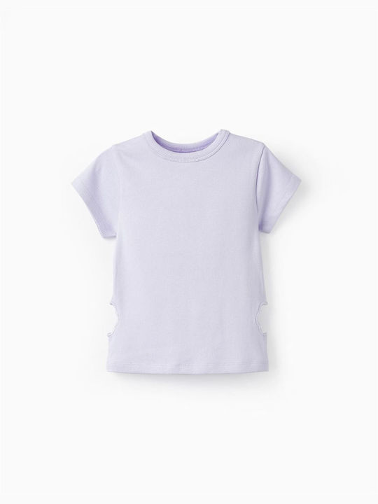 Zippy Kids Blouse Short Sleeve Purple