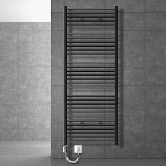 LuxeBath Ηλεκτρική Πετσετοκρεμάστρα 1200W 180x75cm Γκρι