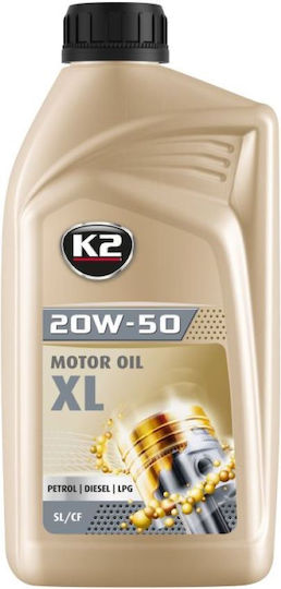 K2 Texar Car Oil 20W-50 1lt