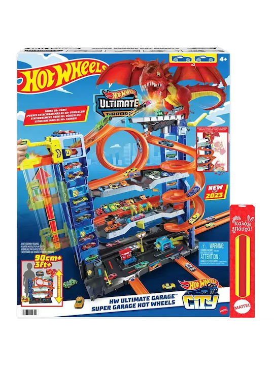 Παιχνιδολαμπάδα City Ultimate Garage για 4+ Ετών Hot Wheels