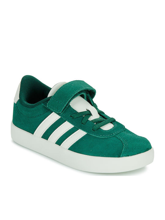 VL Court 3.0 Παιδικά Sneakers με Σκρατς Πράσινα